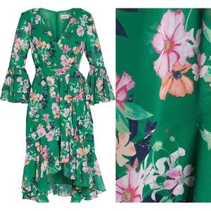 Eliza J Floral Ruffle Dress Size 8